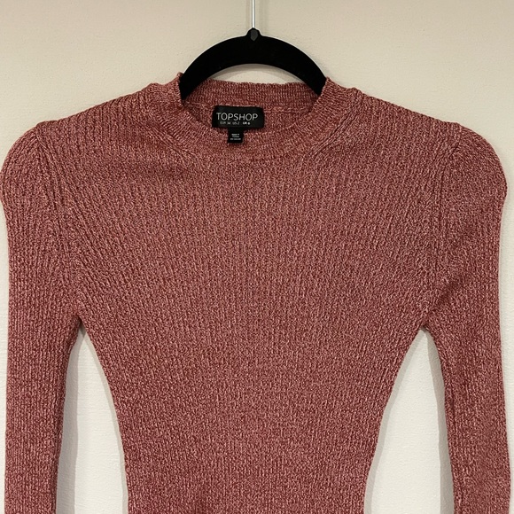Topshop Ribbed Sweater - Size 2 - Picture 3 of 10